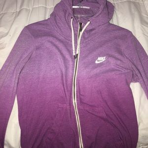 Nike ombré purple sweater